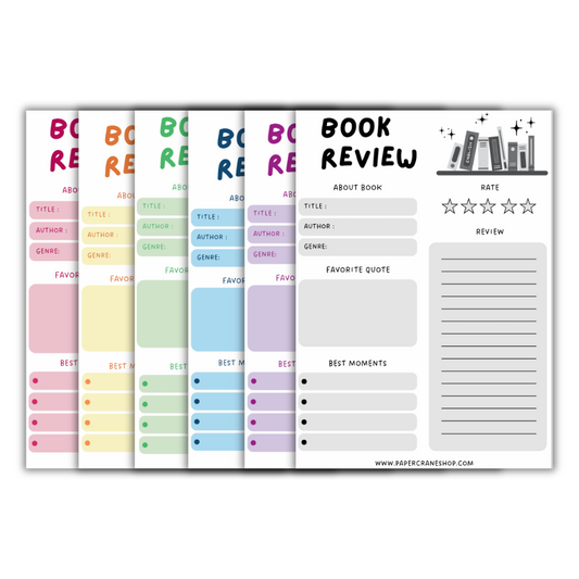 Book Review Pads