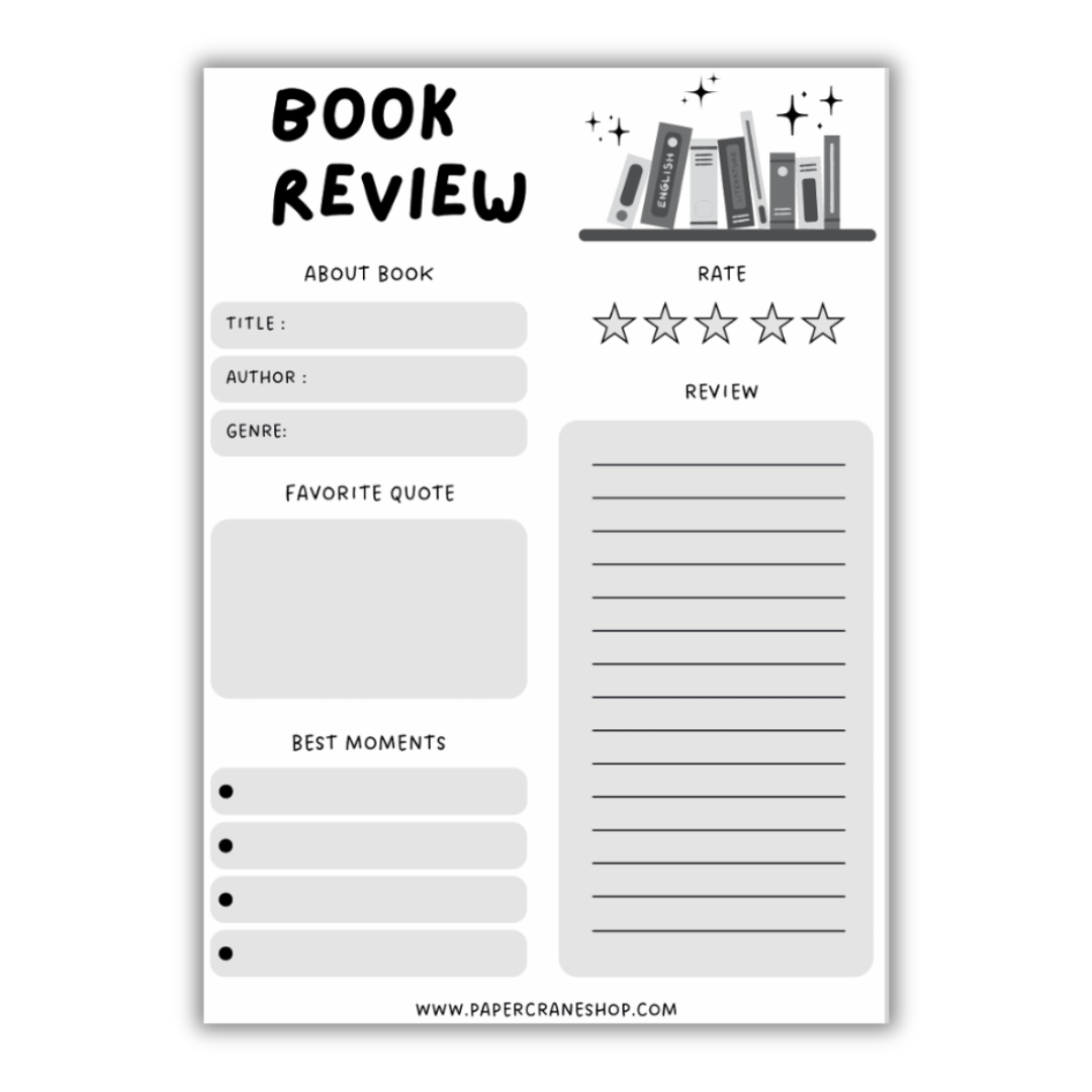 Book Review Pads