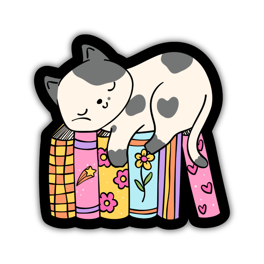 Sleepy Kitty Sticker