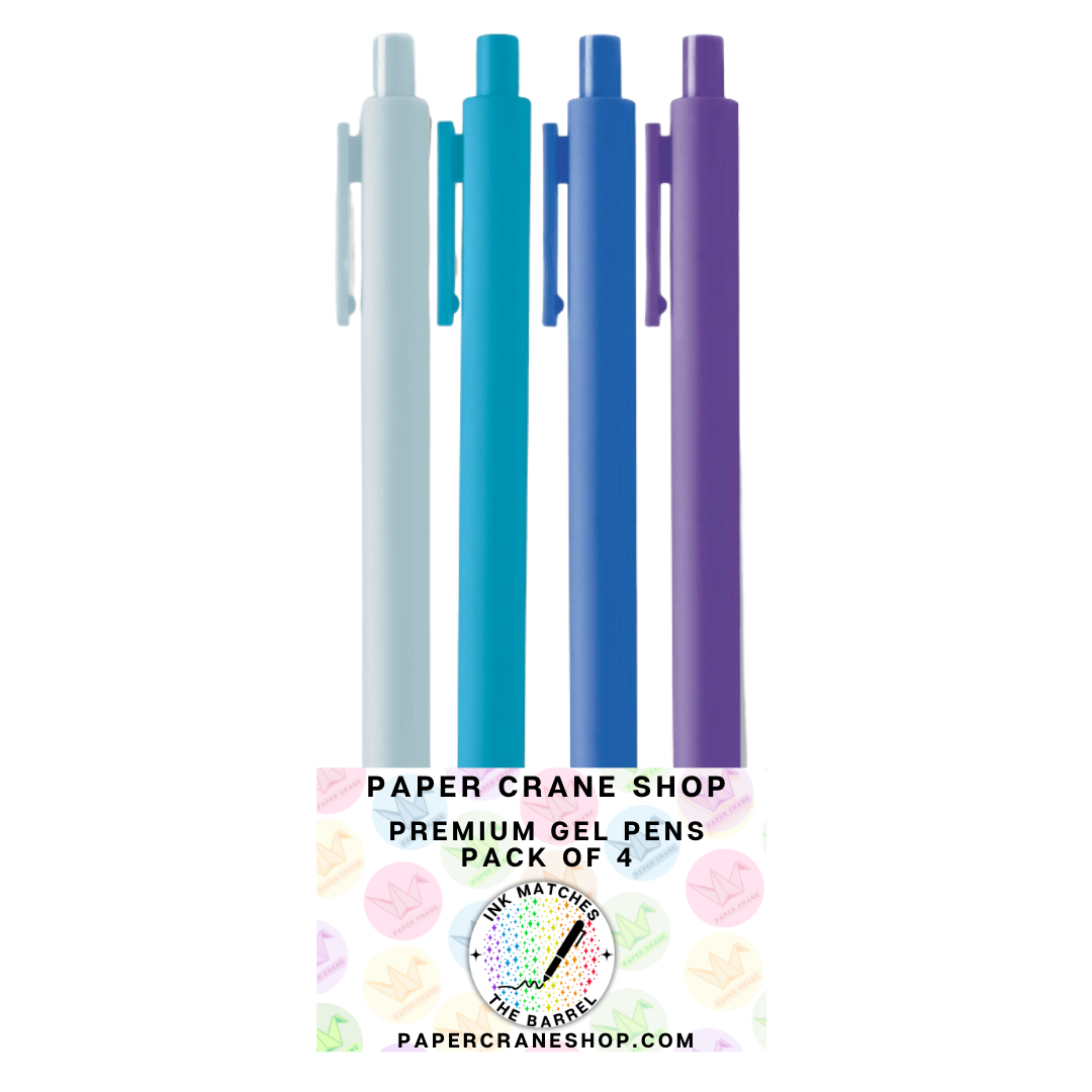 Premium Gel Pen Pack - Blue