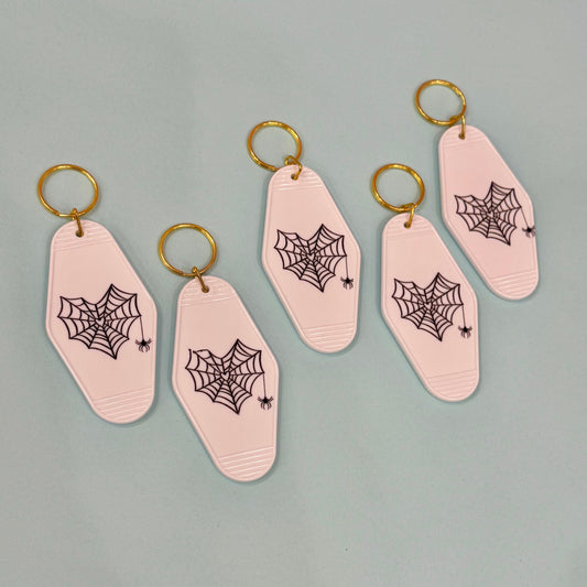 Spiderweb Keychain