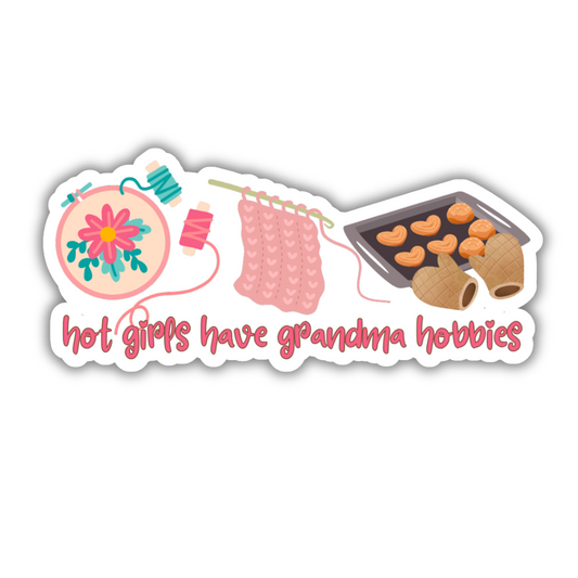 Grandma Hobbies Sticker