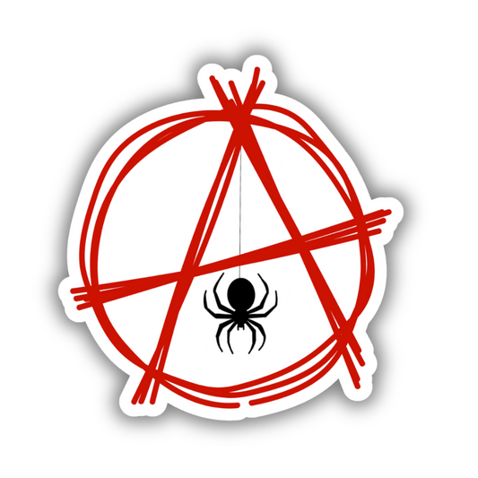 Anarchy Spider Jumbo Sticker