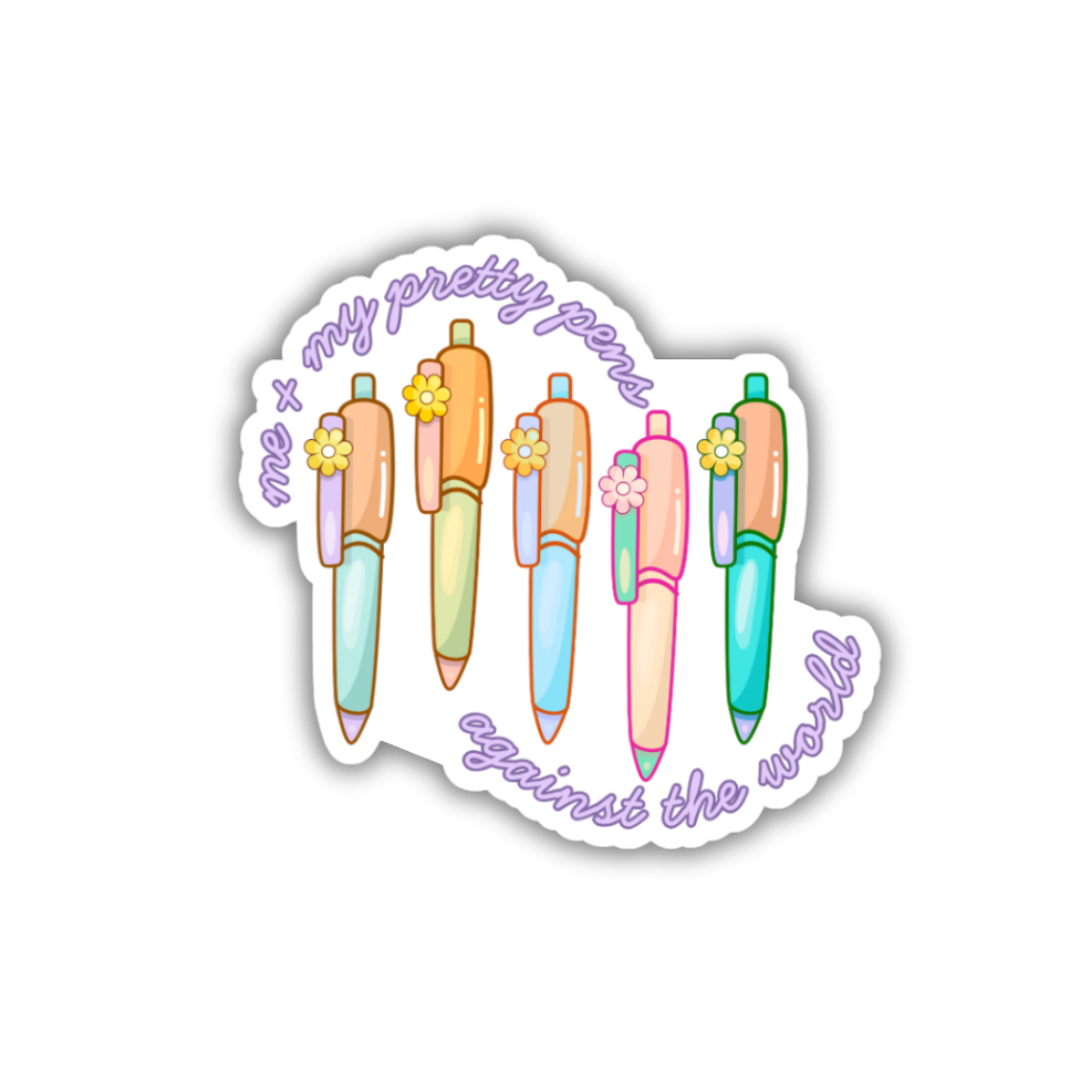 Pretty Pens Sticker