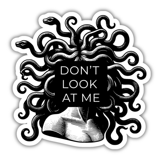 Don't Look At Me Jumbo Sticker