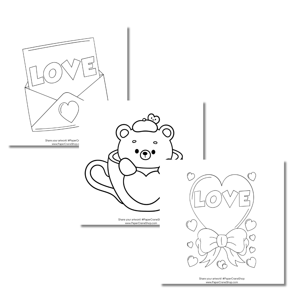 The Way Too Busy Girl's Coloring Book - Valentine's Edition