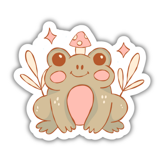 Spring Cottage Froggy Jumbo Sticker