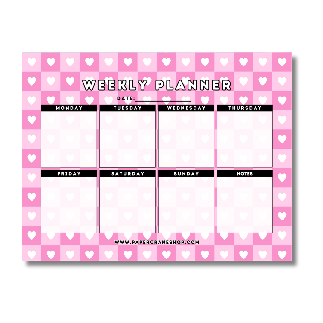 Heart Weekly Planner