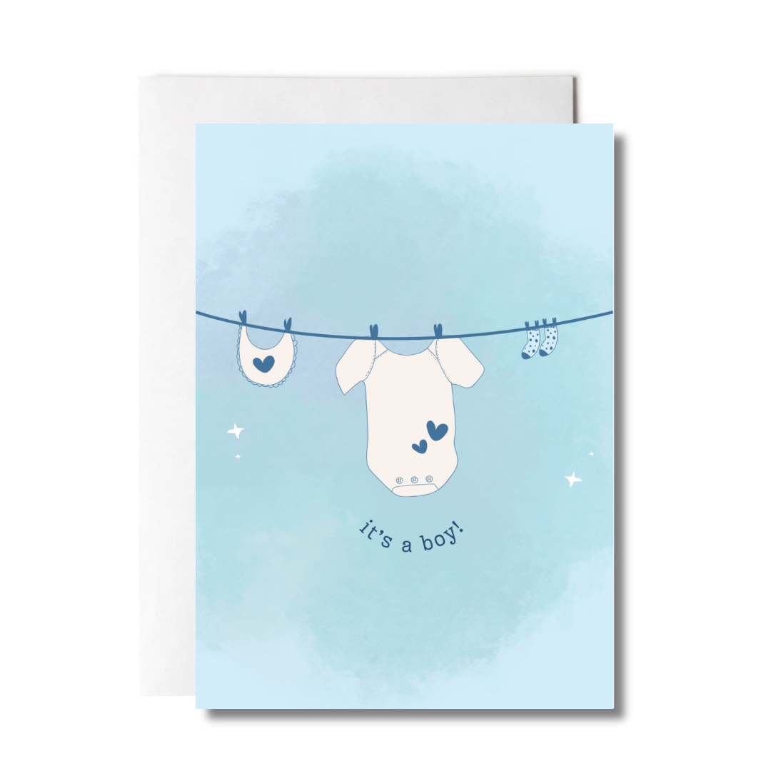 It’s A Boy Card