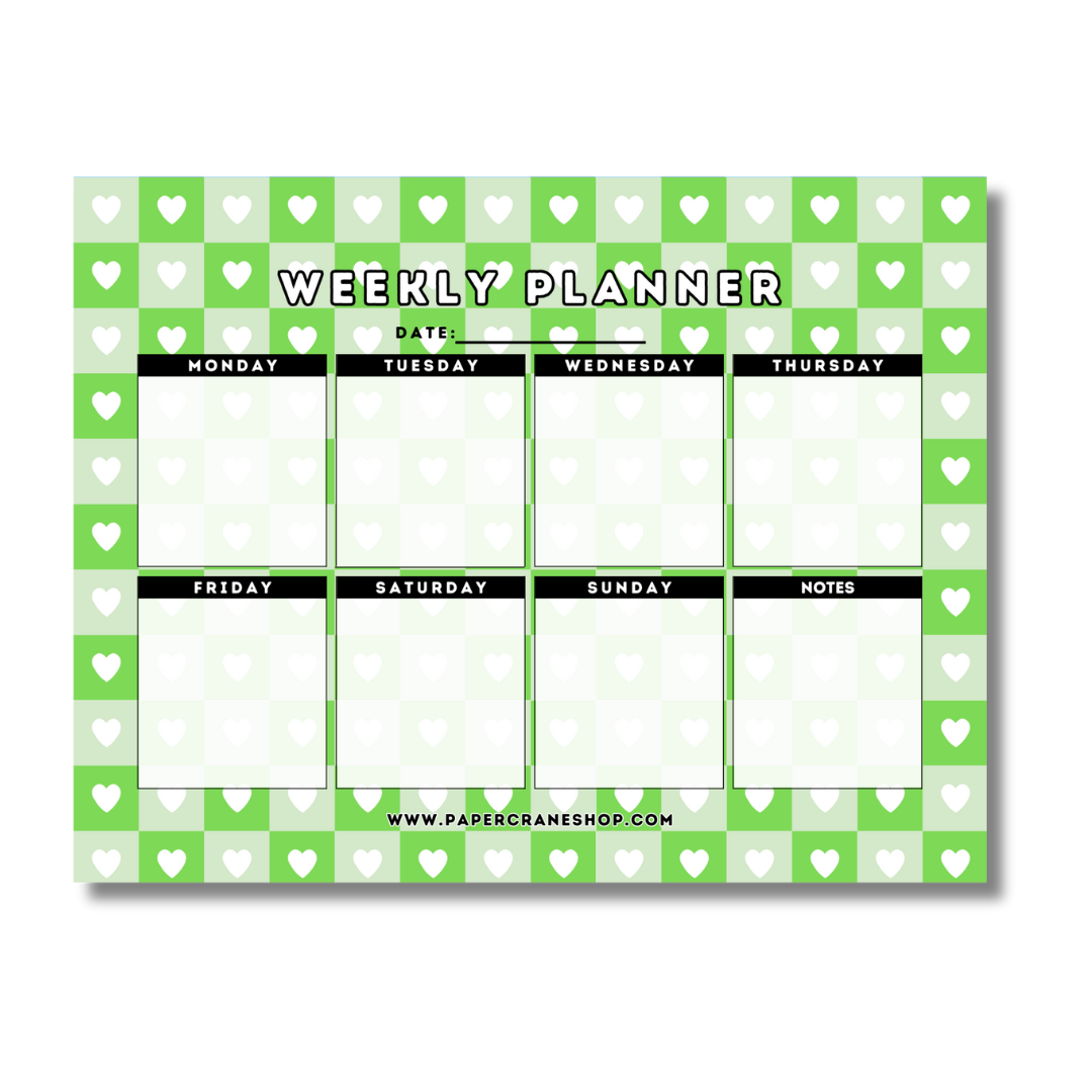 Heart Weekly Planner