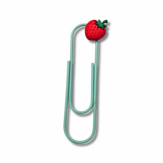 Strawberry Paper Clip Bookmark