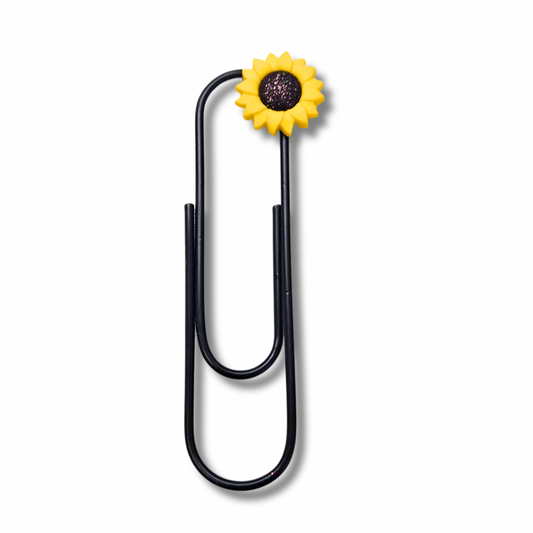 Sunflower Paper Clip Bookmark