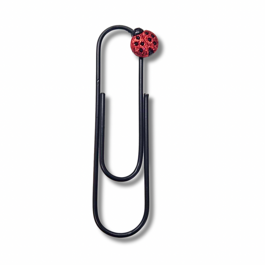 Lady Bug Paper Clip Bookmark