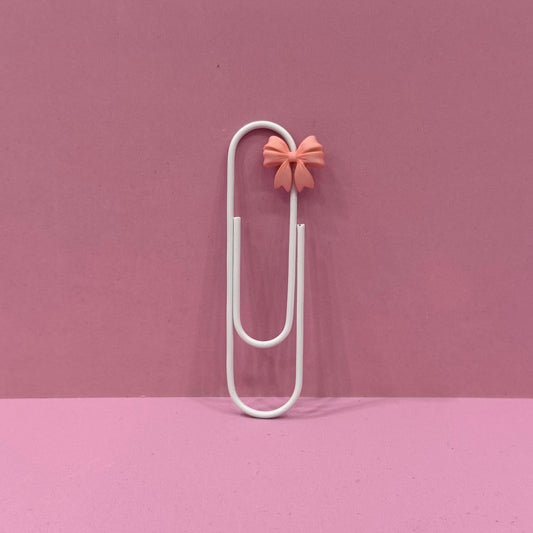 Cowgirl Christmas Paper Clip Bookmark