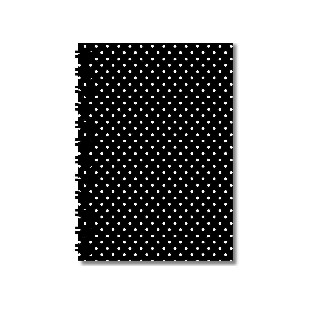 dotted spiral notebook