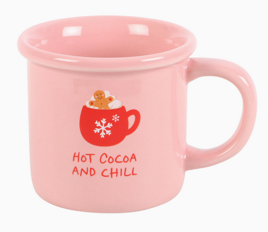 Hot Cocoa and Chill Christmas Mug