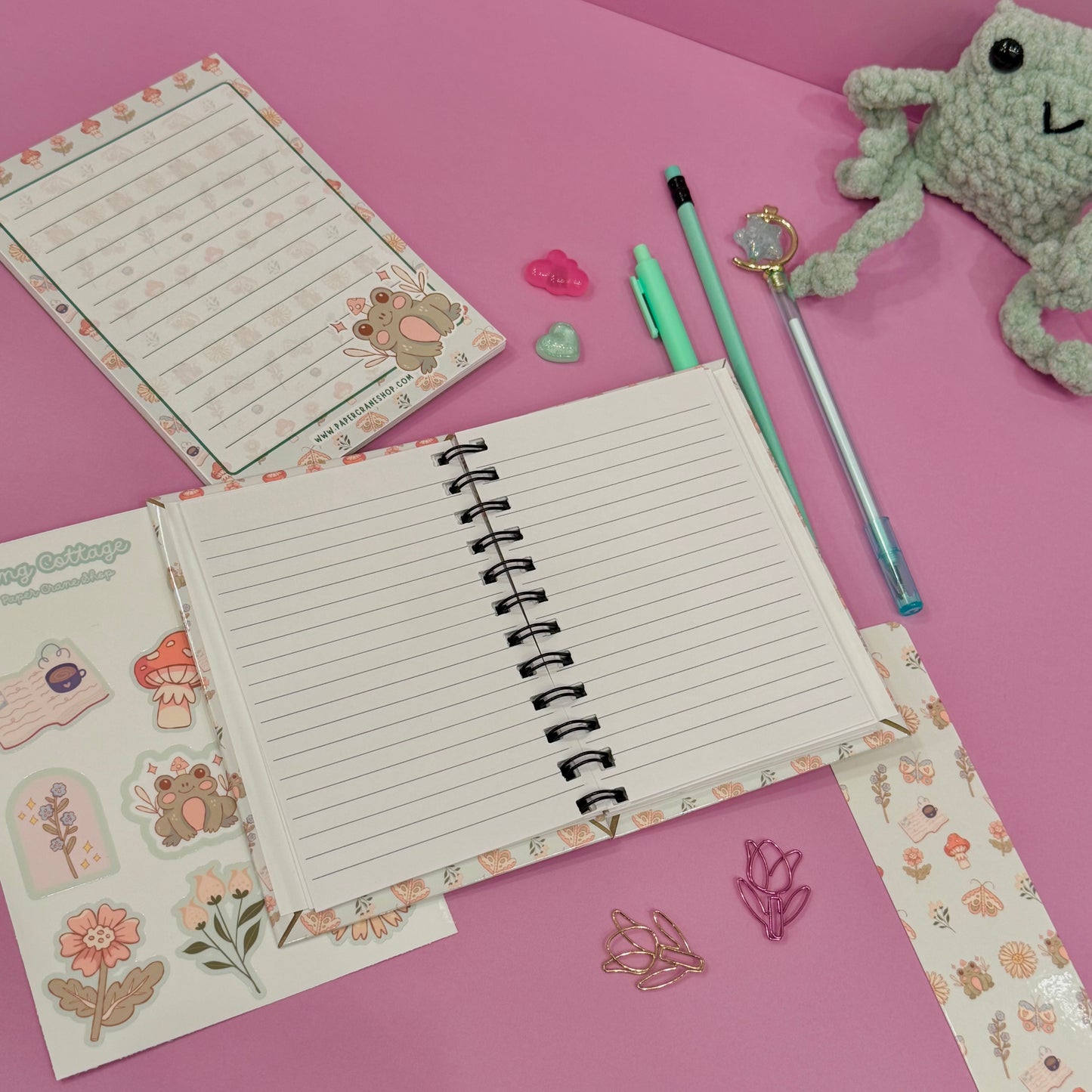 Spring Cottage Quick Notes Notebook
