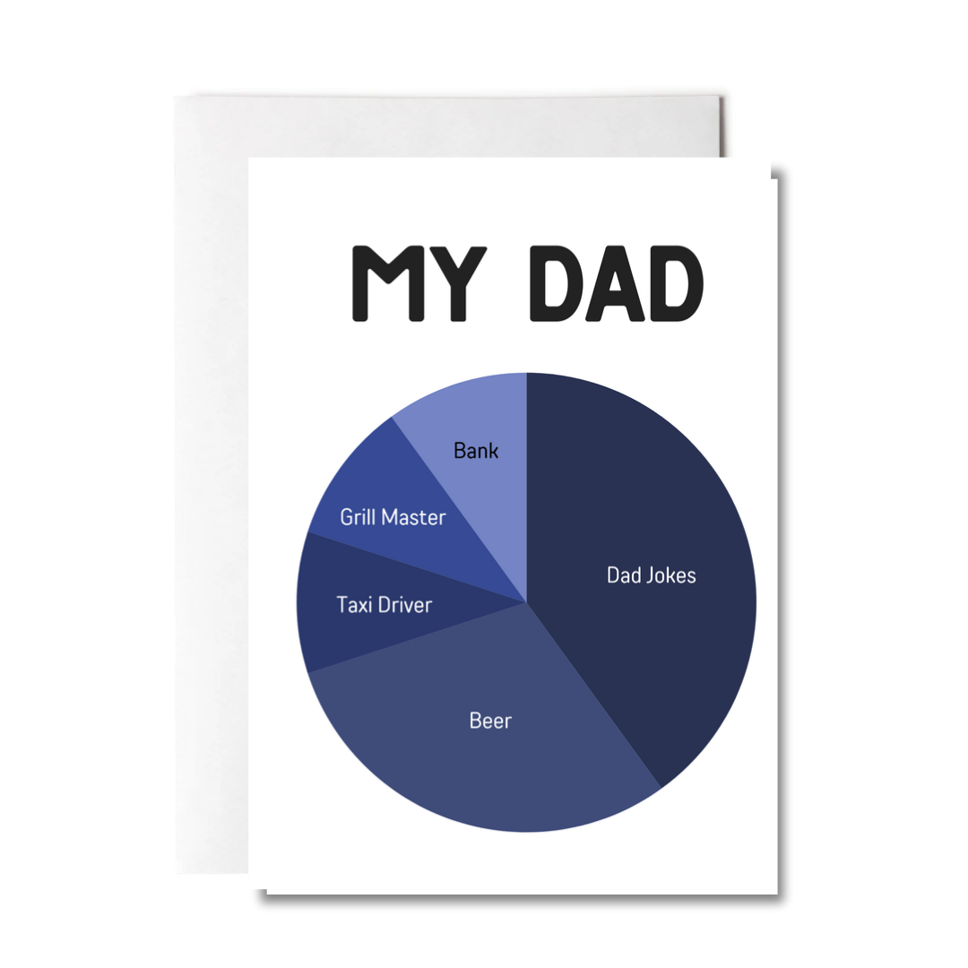 Father's Day Pie Graph Card