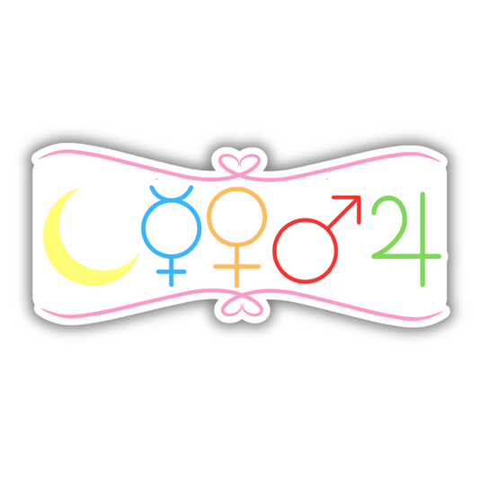Sailor Scout Signs Sticker