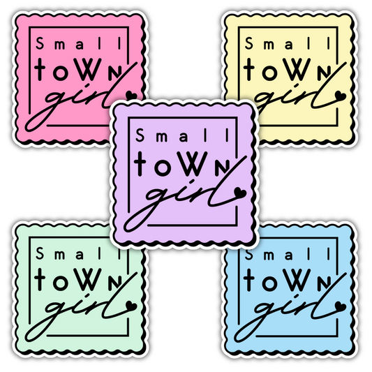 Small Town Girl Sticker