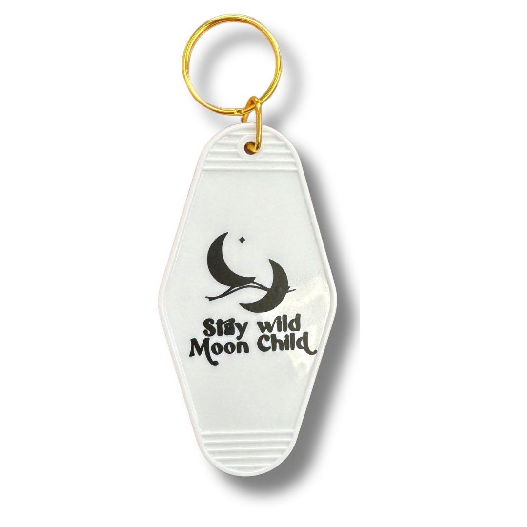 Stay Wild Moon Child Keychain