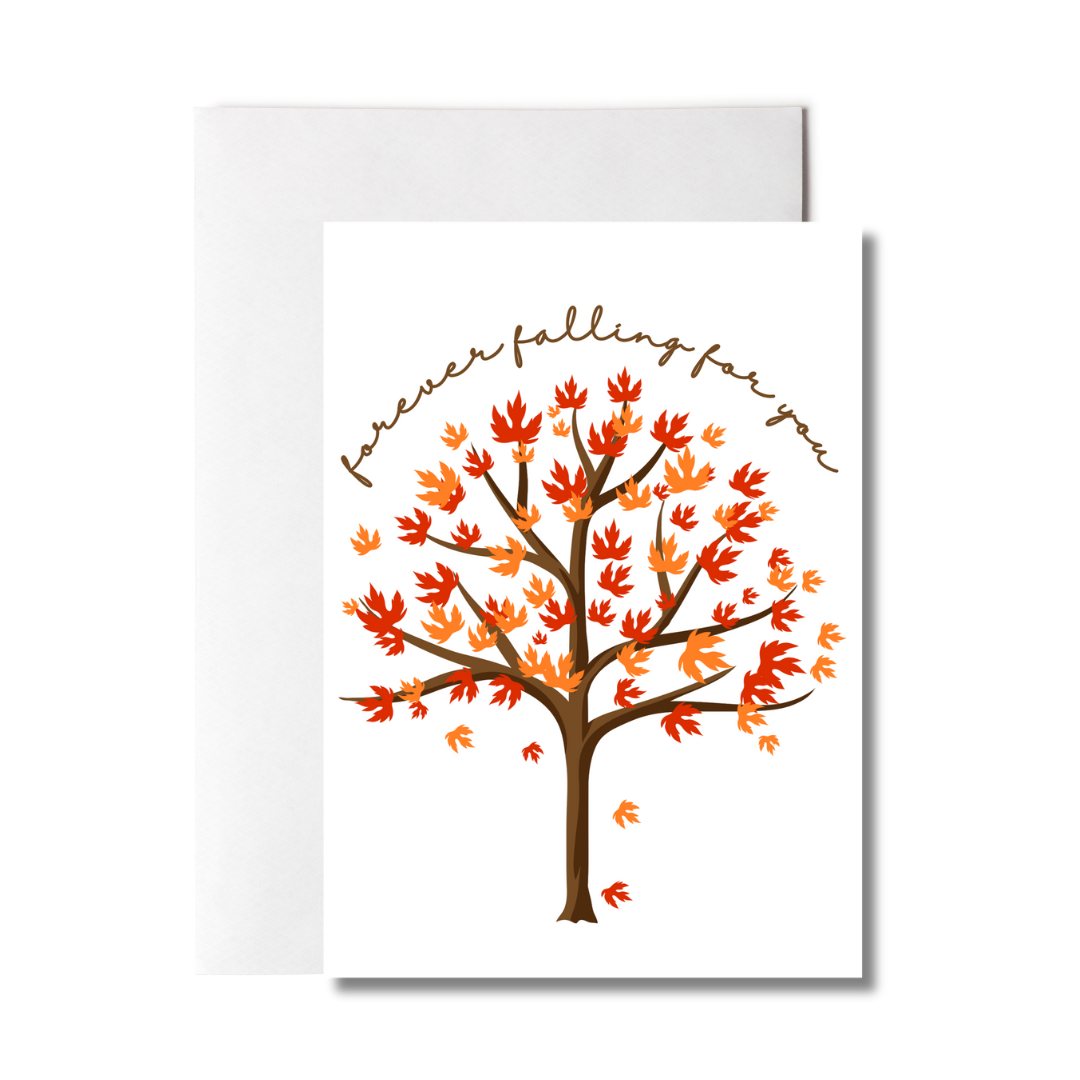 Forever Falling for You Greeting Card