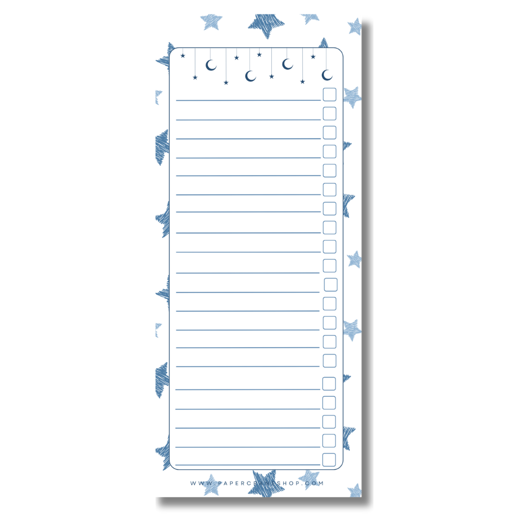 Blue Skies Little List Pad