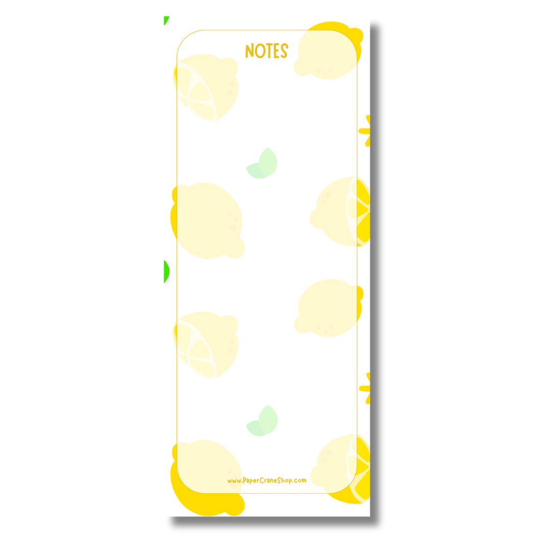 Life's Lemons Tall Notepad