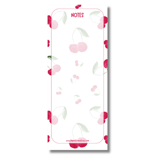 Cheery Cherries Tall Notepad