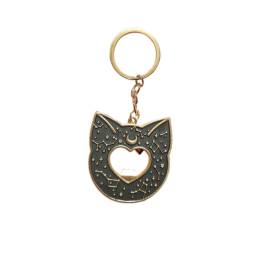 Mystic Cat Keychain