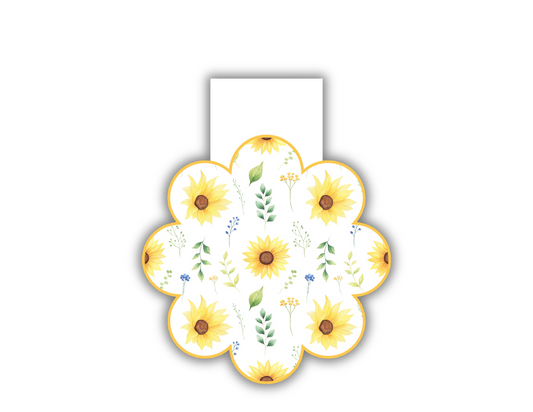 Soft Sunflowers Magnetic Bookmark