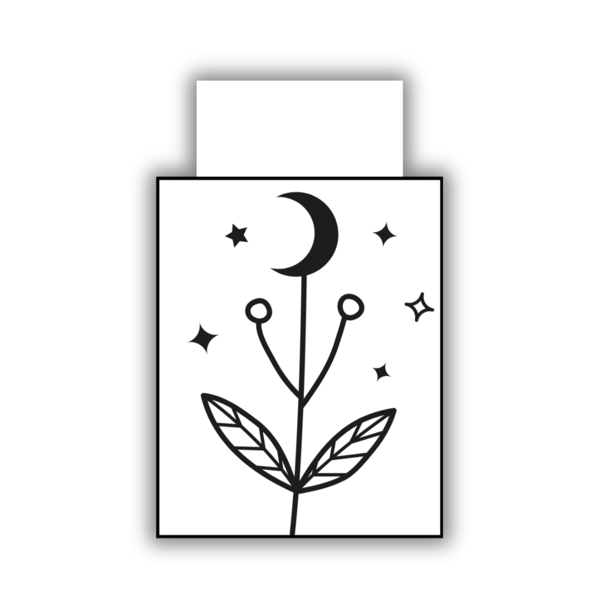 Moon Sprouts Magnetic Bookmark