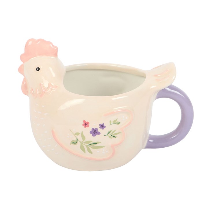 Floral Hen Mug