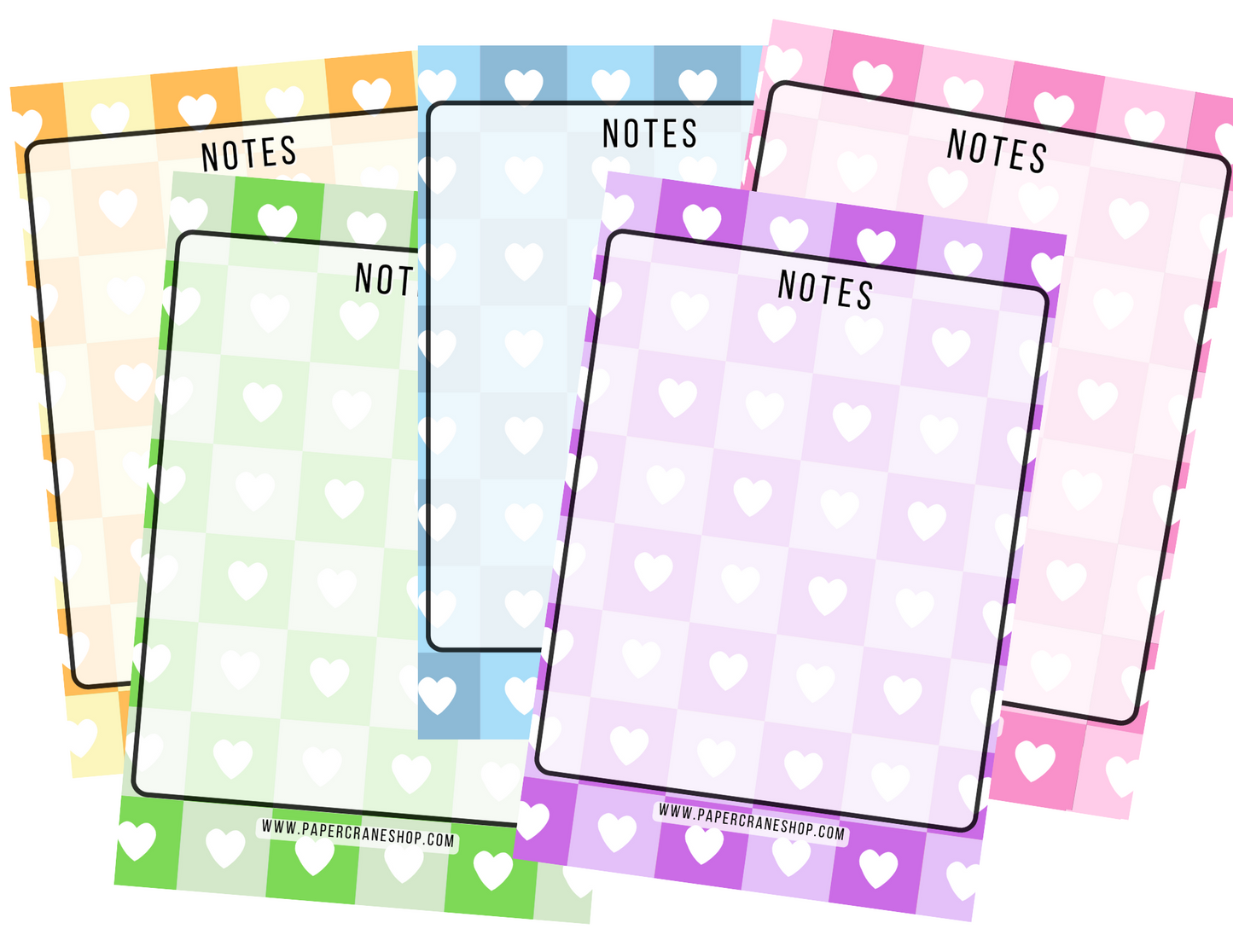 Heart Notepads