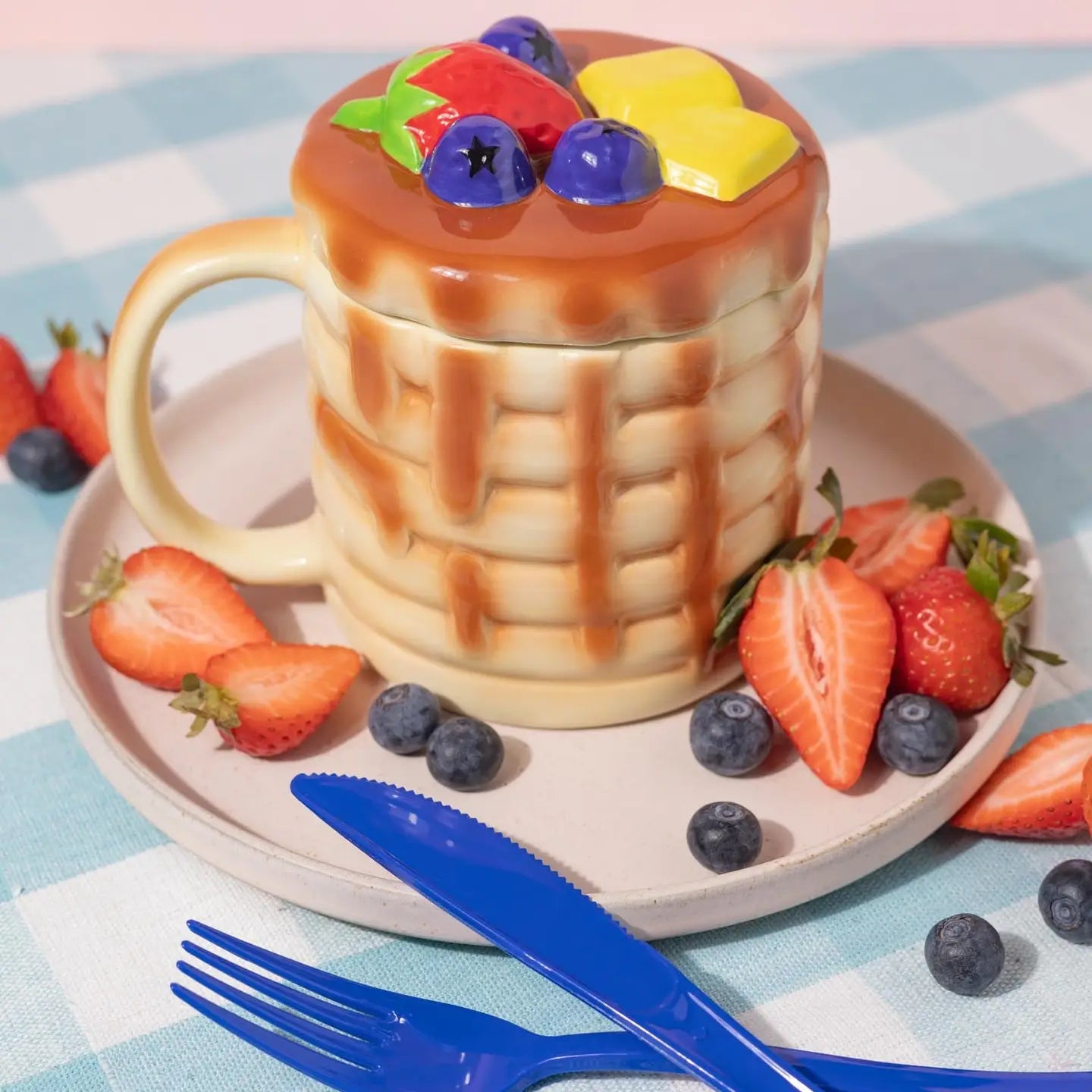 Pancake Mug & Lid Set