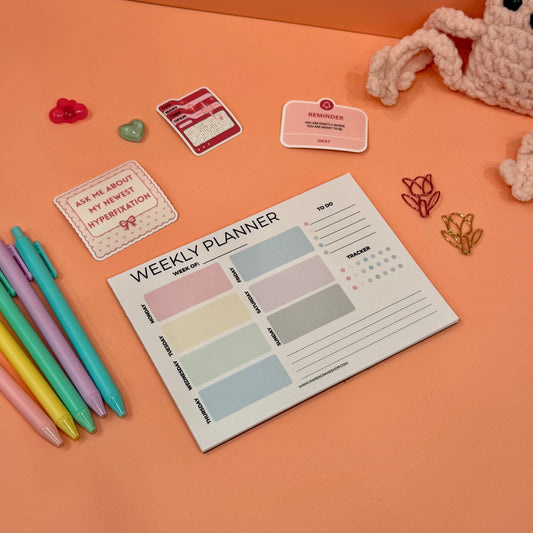 Pastel Weekly Planner