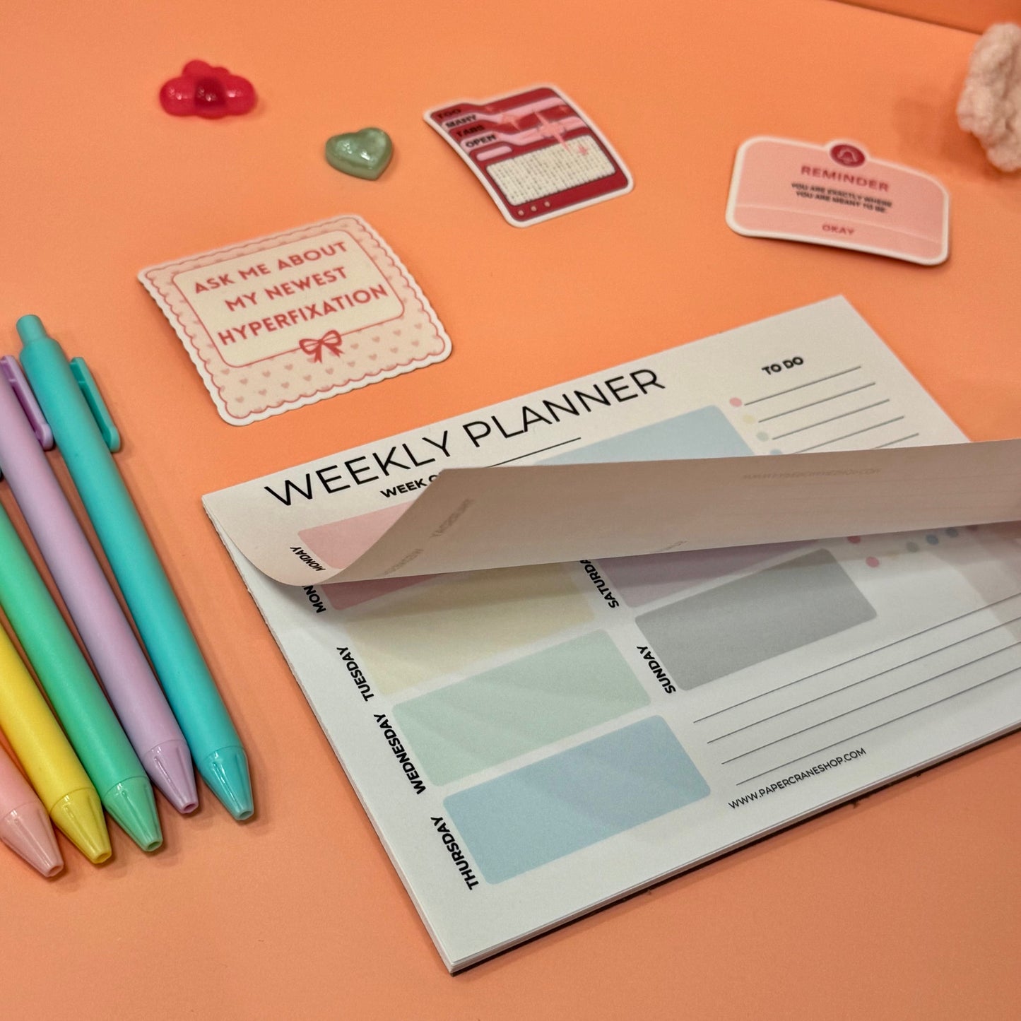 Pastel Weekly Planner
