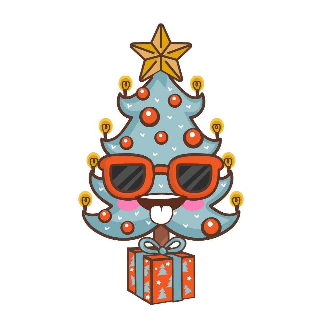 Holiday Trees Stickers