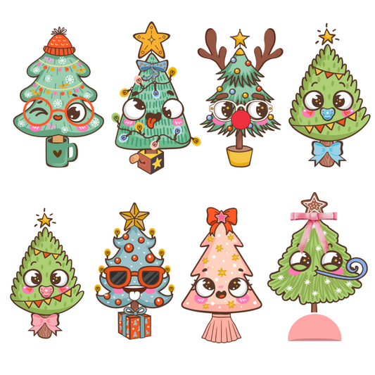 Holiday Trees Stickers