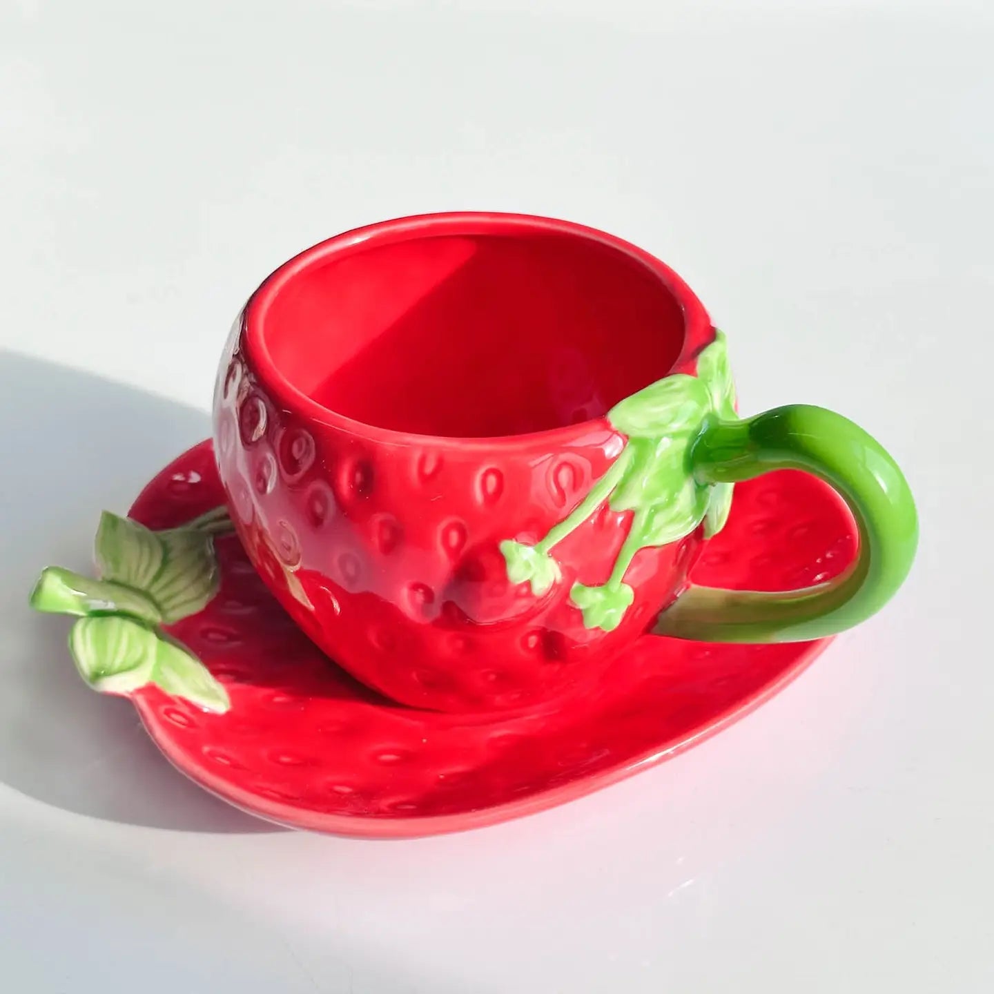 Strawberry Cup & Plate Set